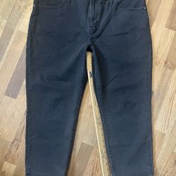 Madewell Black Slim Straight Leg Jeans - Size P33 (Petite 33)