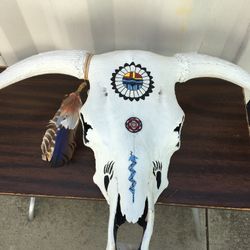 Cow Skull Wall Hanging
