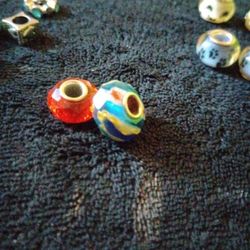 Two glass Beads