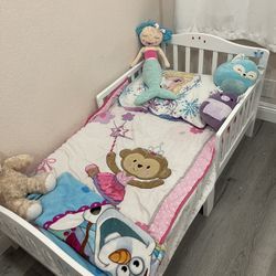 Toddler Bed And Waterproof Mattress 