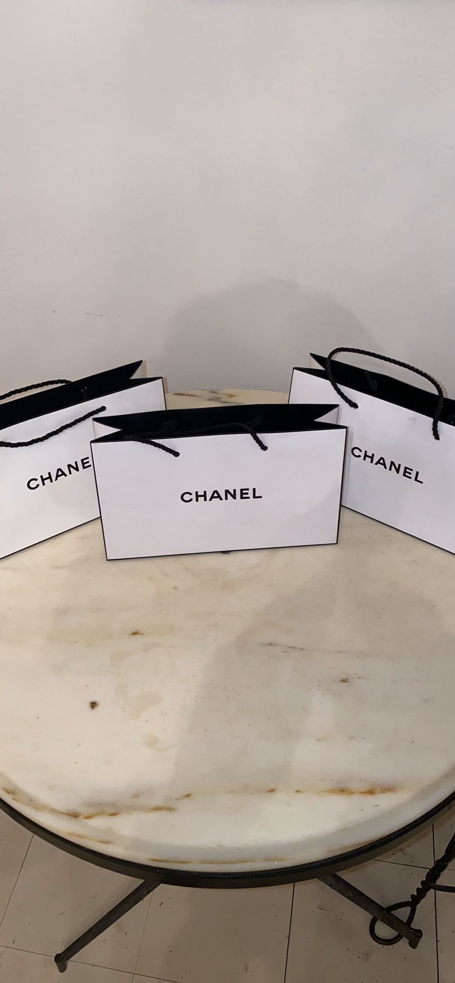 Chanel shopping bags