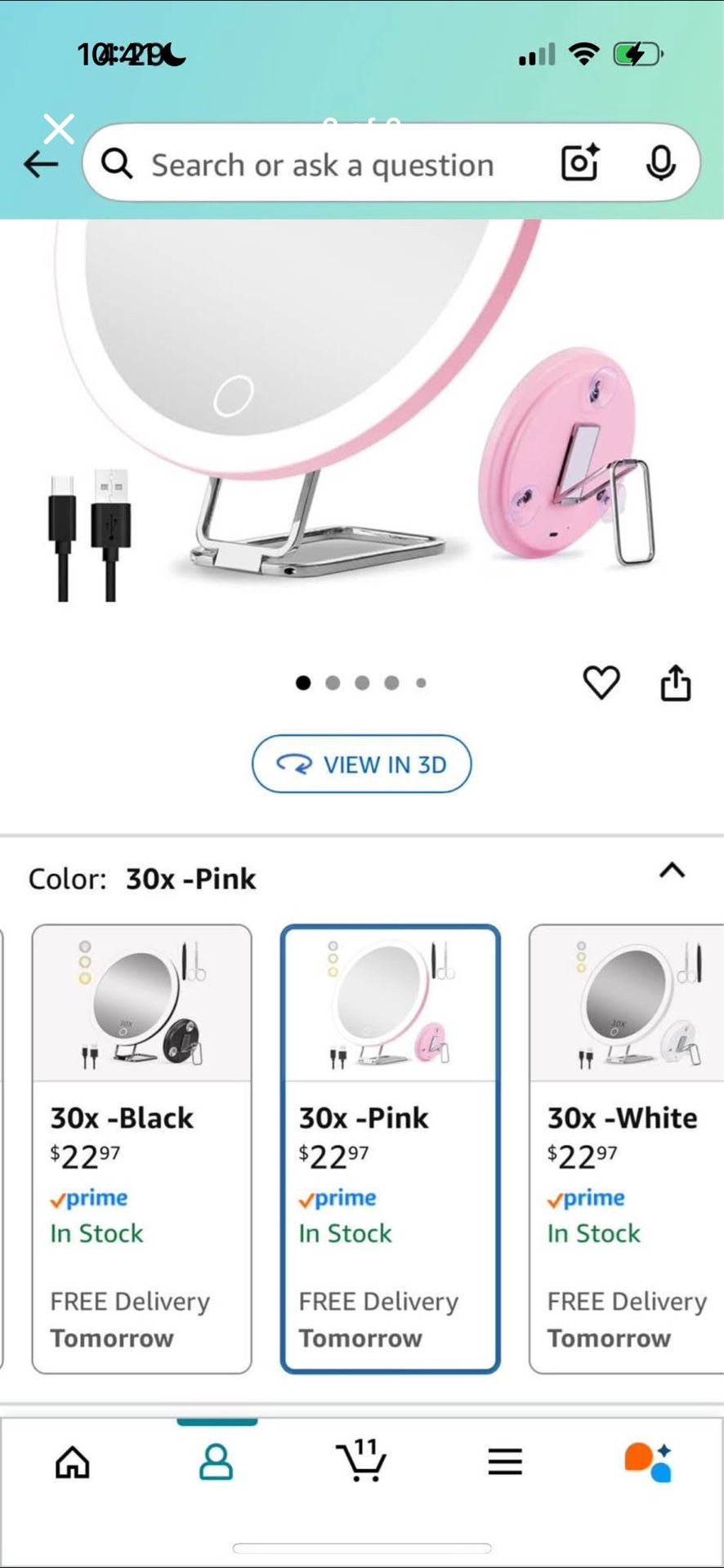 30x Pink Mirror