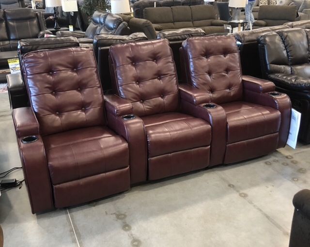 Three piece theater seating