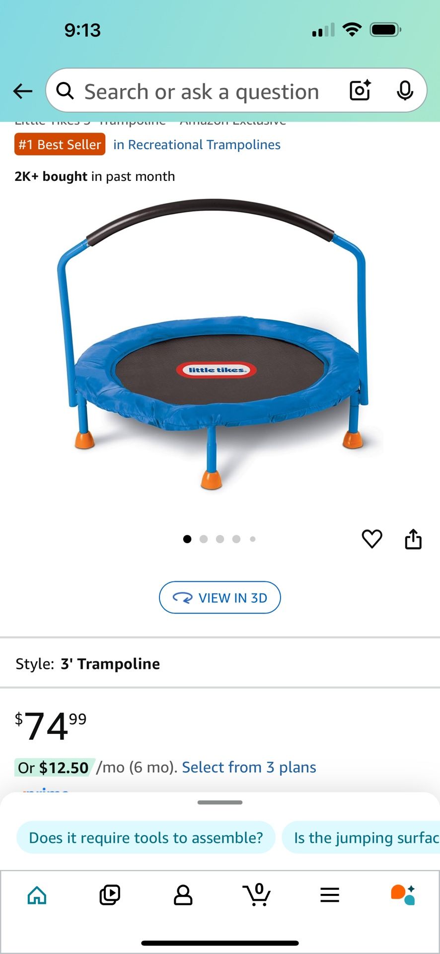 Little Tikes Trampoline 