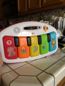 Red Fisher Price Deluxe Kick and Play Gym Replacement PianoKeyboard
