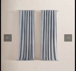 Lauren Ralph Lauren Velvety Room Darkening Solid 100% Cotton Velvet with Lining Back Tab/Rod Pocket Curtain Panel - Size: 52" x 108"