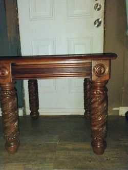 Stylish Real Wood End Table
