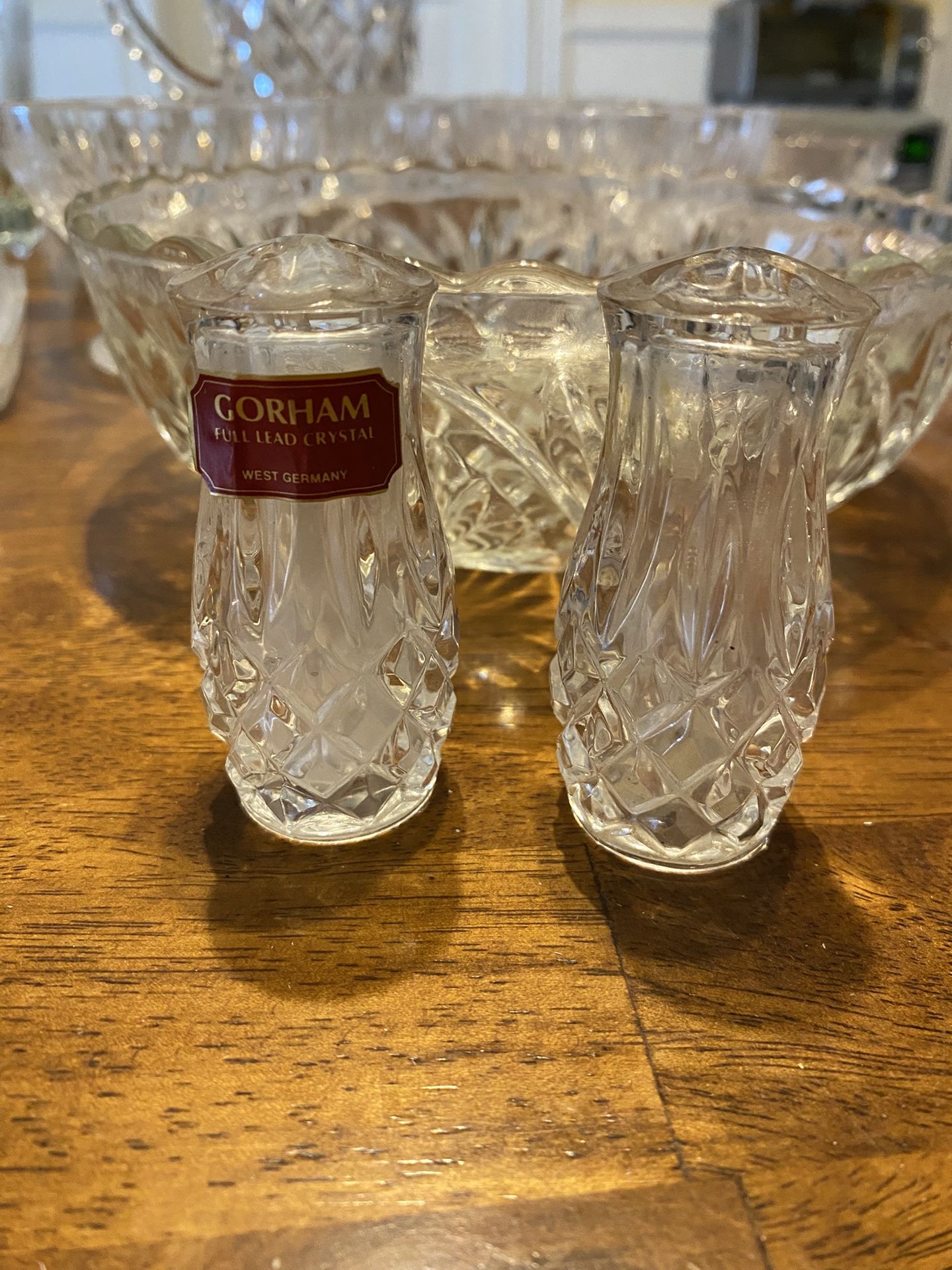 Mix Of Glass And Crystal Dishes 