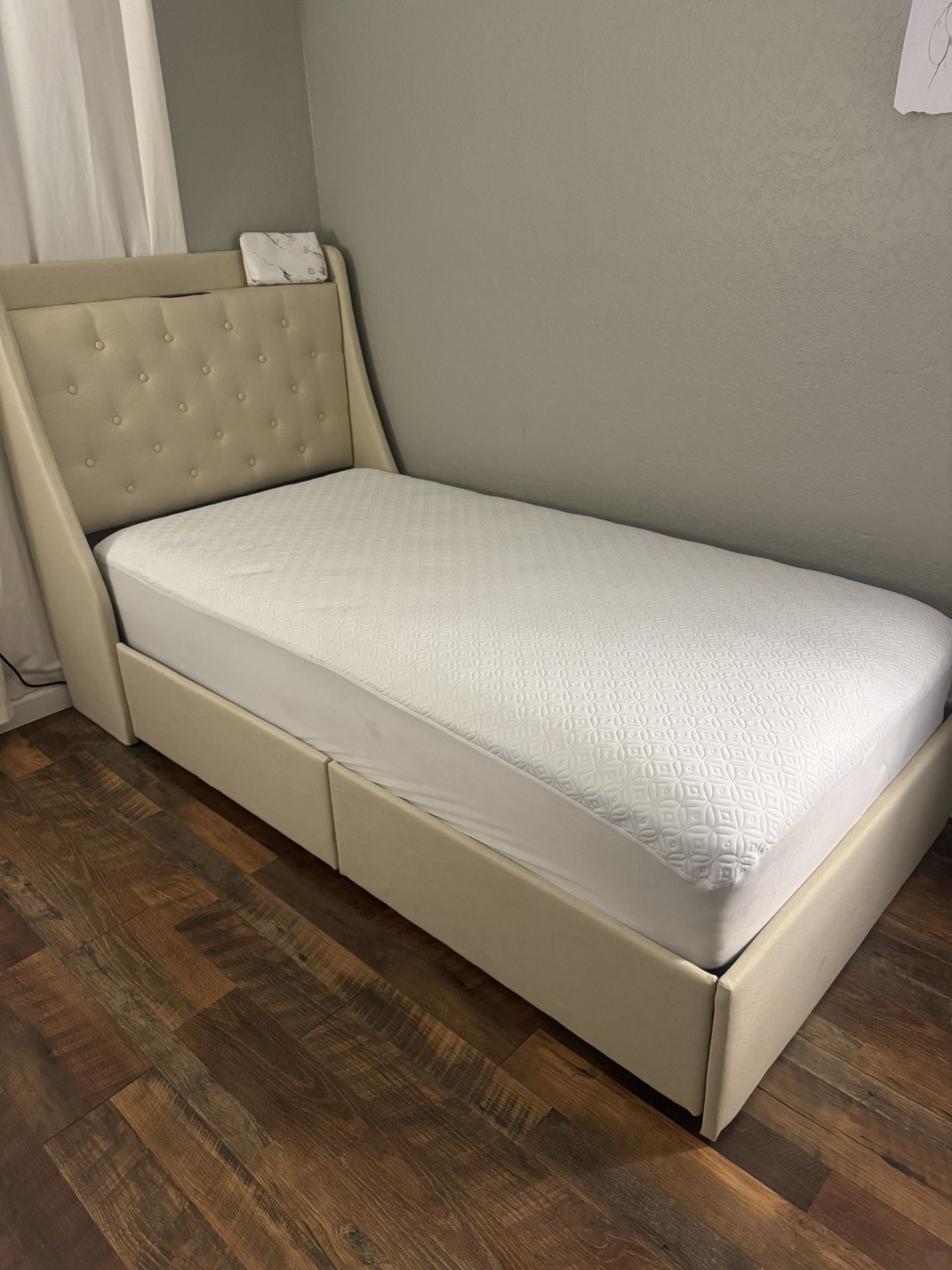 Twin Bed Frame And Mattress