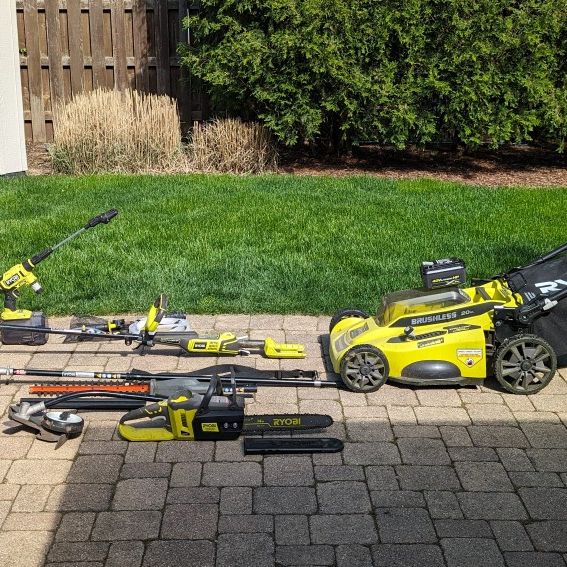 Ryobi 40V Expand-it Tools, Pressure Washer, Chainsaw, (Mower Sold Separate)