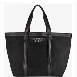 VS LIMITED EDITION BLACK FRINGE TOTE BAG