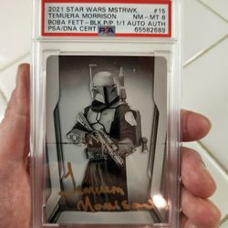 1/1 BOBA FETT BLACK PRINTING PLATE