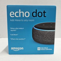 Amazon Echo Dot (3rd Generation) Smart Speaker - Charcoal