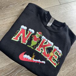 Grinch Christmas Crewneck Used Like New Youth Small
