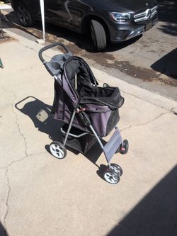 Pet Stroller with Canopy and Cup Holder