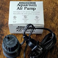 NEW Hawkeye Freshwater Aquarium Air Pump 