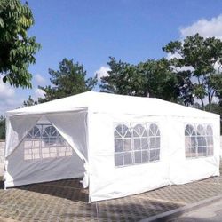 Canopy 10x20ft Canopy Tent with 6 Sidewalls Probable Tent for Parties Beach Camping Party (10x20,White)