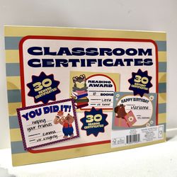 Target Bullseye's Playground Classroom Certificates Sticker Book Multi-Color