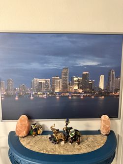 Wall picture. Miami View at night
