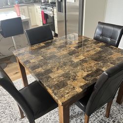 Dining Table And 4 Chairs