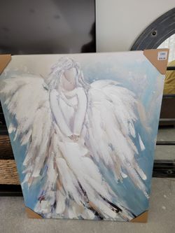 Angel on canvas