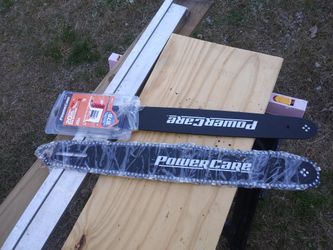 Chainsaw bar and chain fits many brands