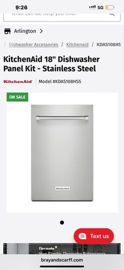 New Kitchenaid Dishwasher