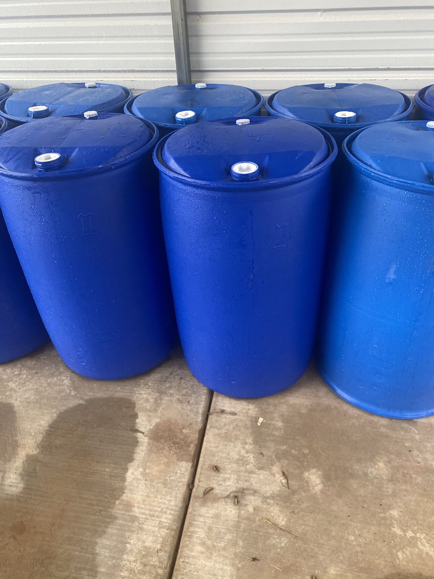 55 Gallon Water Barrels