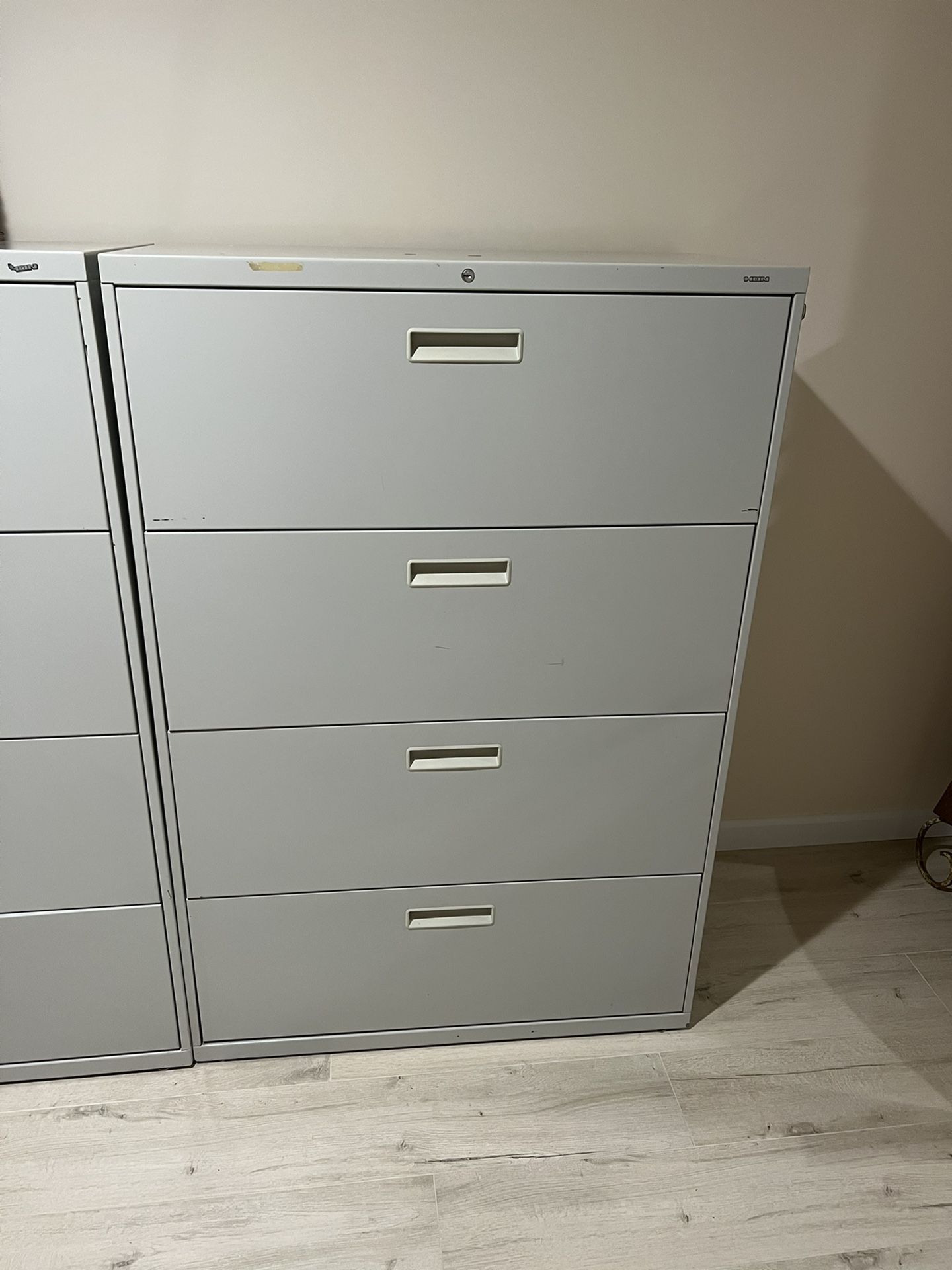 Metal 4 Drawer 42” Lateral Filing Cabinet