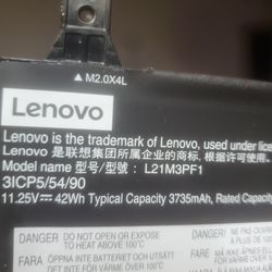 lenovo l21m3pf1 IdeaPad 1 Laptop Battery 