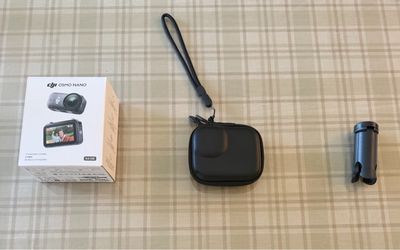 Diji osmo NaNo standard combo (64 GB) with protective camera case & camera mount