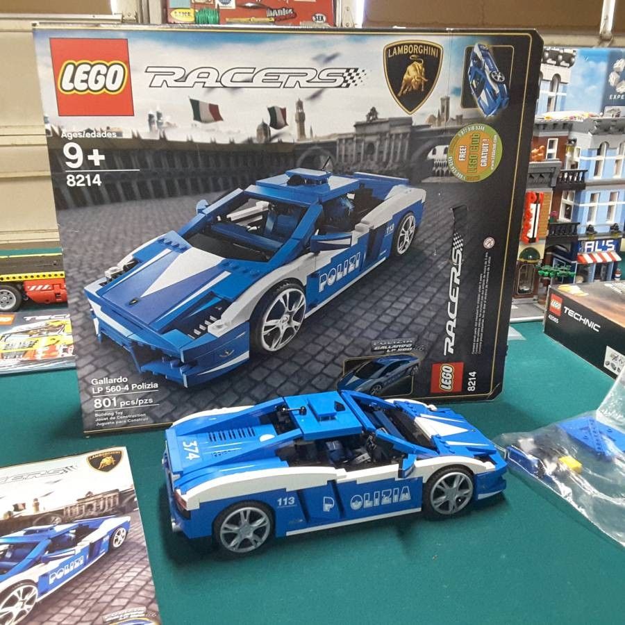 Lego 8214 police Lamborghini complete with everything