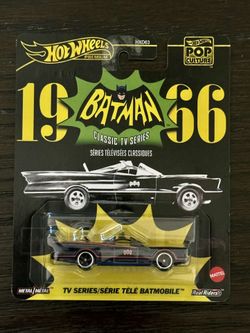 Hot Wheels Premium Batman 1966 Batmobile Pop Culture