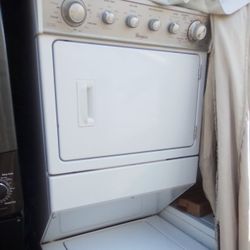 Whirlpool 27" Stacked Washer Dryer Gas Heavy Duty