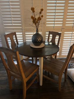 Wooden Table set with chairs