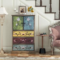 O68 $120  Wood Dresser Chest of Drawers