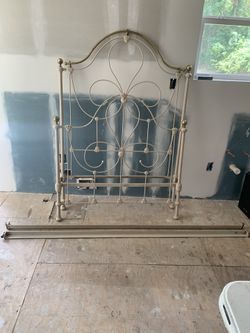Antique Twin XL bed frame