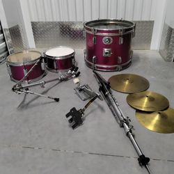 3  Piece Drums With Symbols