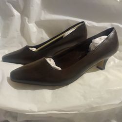 Marrisa Shoes 7W Low Heels Size 12W Women Dark Brown