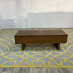 ( Delivery Available ) Burrow Totem Wooden Storage Bench
