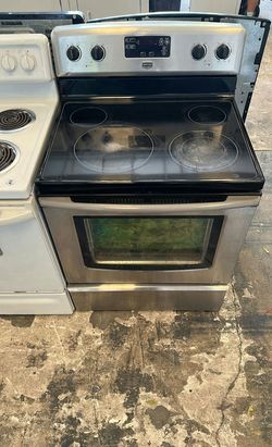 Maytag Electric Range Stainless Steel Convection