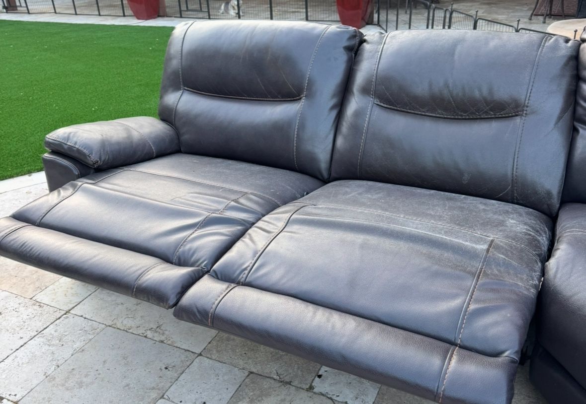 Recliner non Leather Sectional Couch