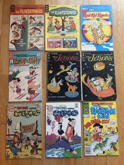 Silver Age Flintstones Jetsons Gold Key Charlton Star 9 Comic Book Lot