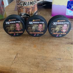 Three Duck Pucks