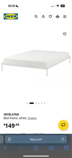 ikea metal bedframe