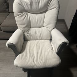 White padded Rocking chair 