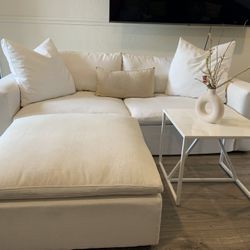 Utopia Couch + Ottoman – Good Condition