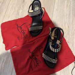 Christian Louboutin Studded Heels – Size 37
