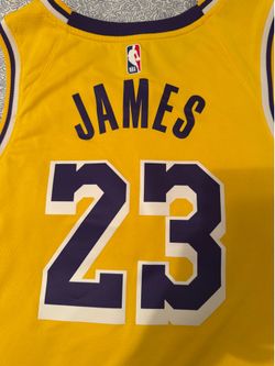 Used men’s Nike Los Angeles lakers LeBron James size 52 jersey