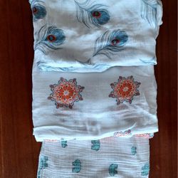 Muslin Blankets, Wraps, Bibs,burping Clothes, Hooded Towels